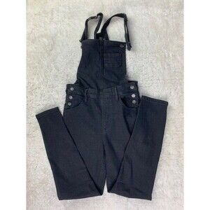 Skinny Fries Size M Womens Overalls Black Skinny Stretch